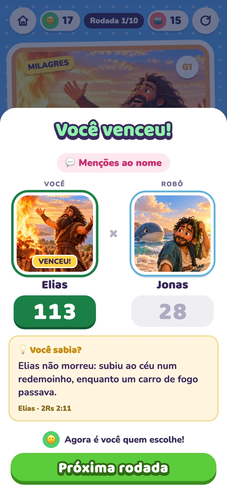 Duelo entre Elias e Jonas