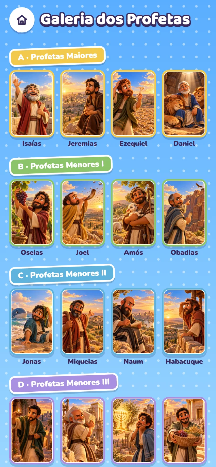 Galeria dos profetas no jogo