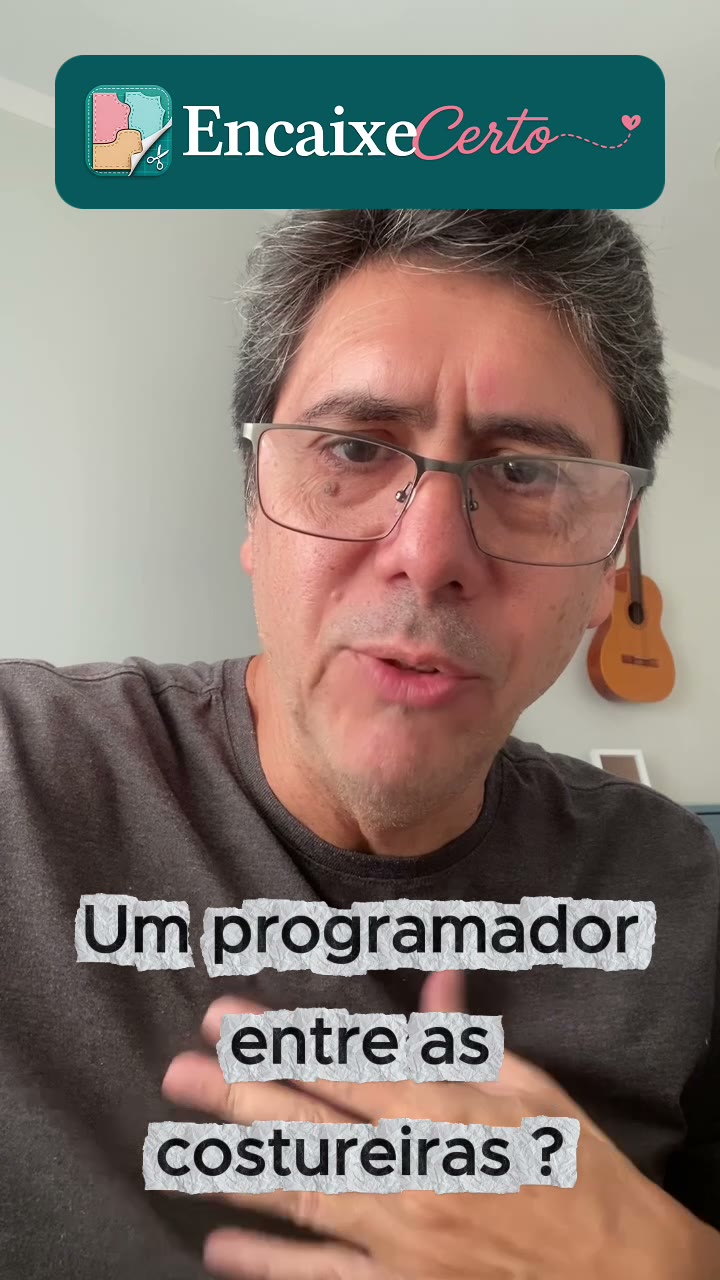 Capa do vídeo: Um programador entre as costureiras?